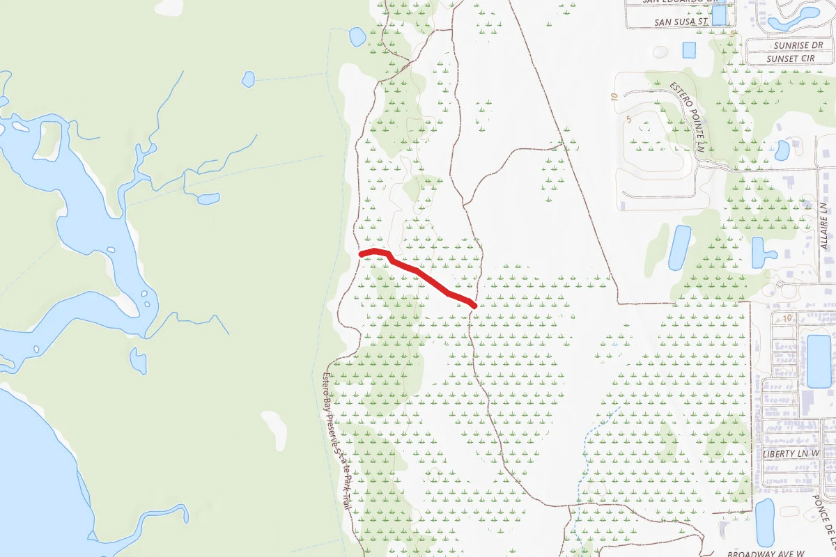 Estero River Scrub Trails