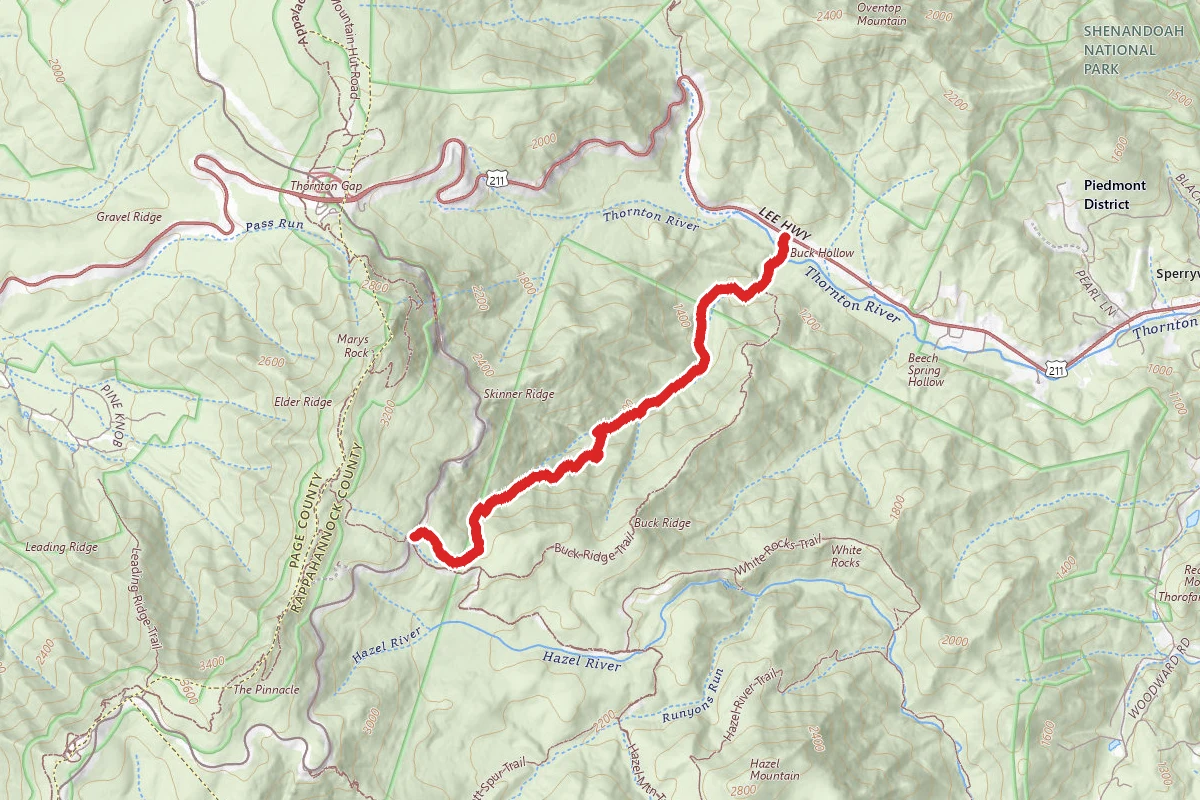 Buck Ridge Trail To Mary's Rock Loop