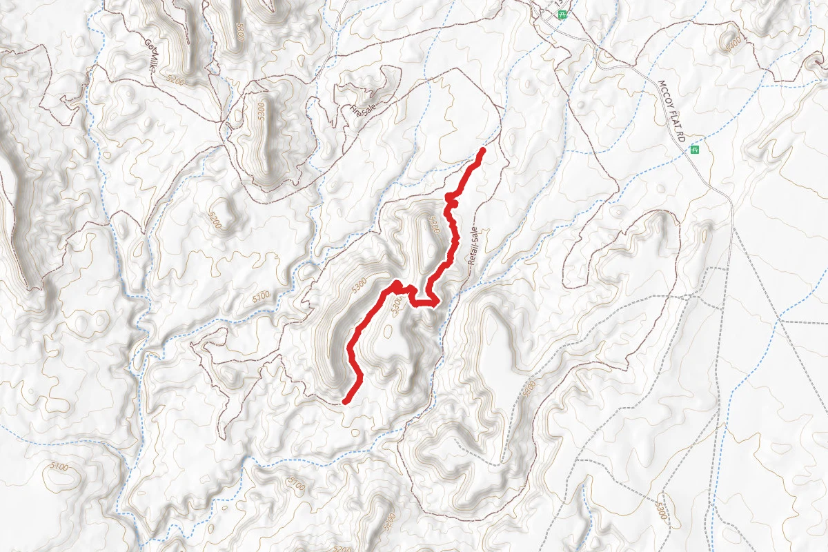 Slippery When Wet route map