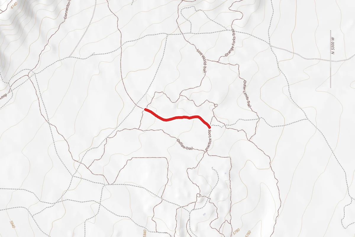 Race Course Loop route map