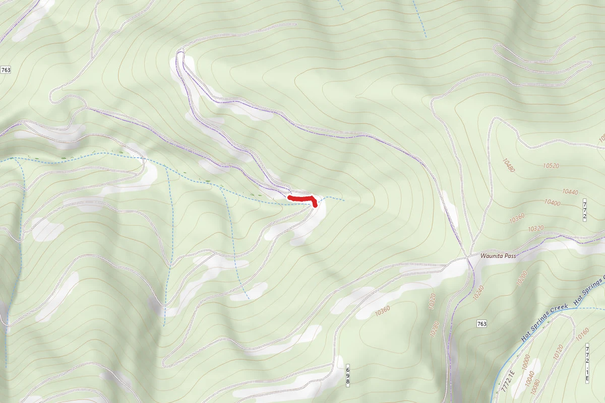 Waunita Pass Connector Trail