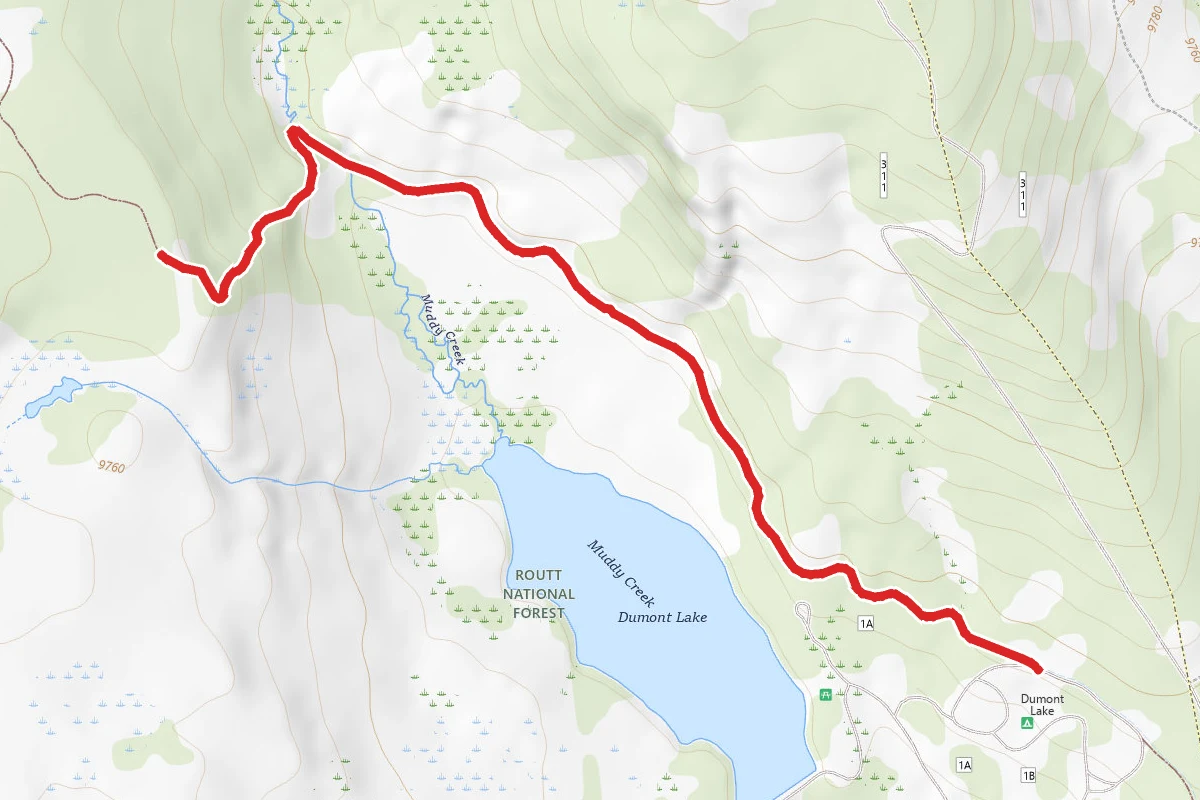 Wyoming Trail route map