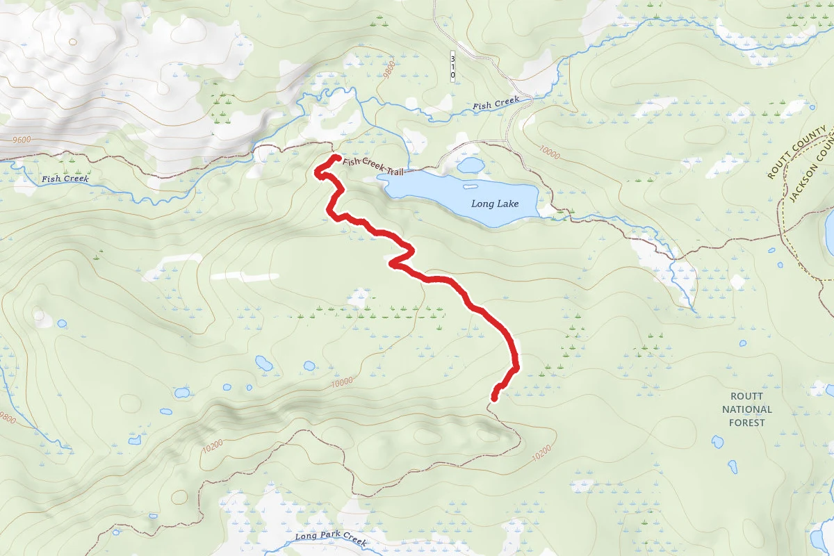 Mountain View Trail route map