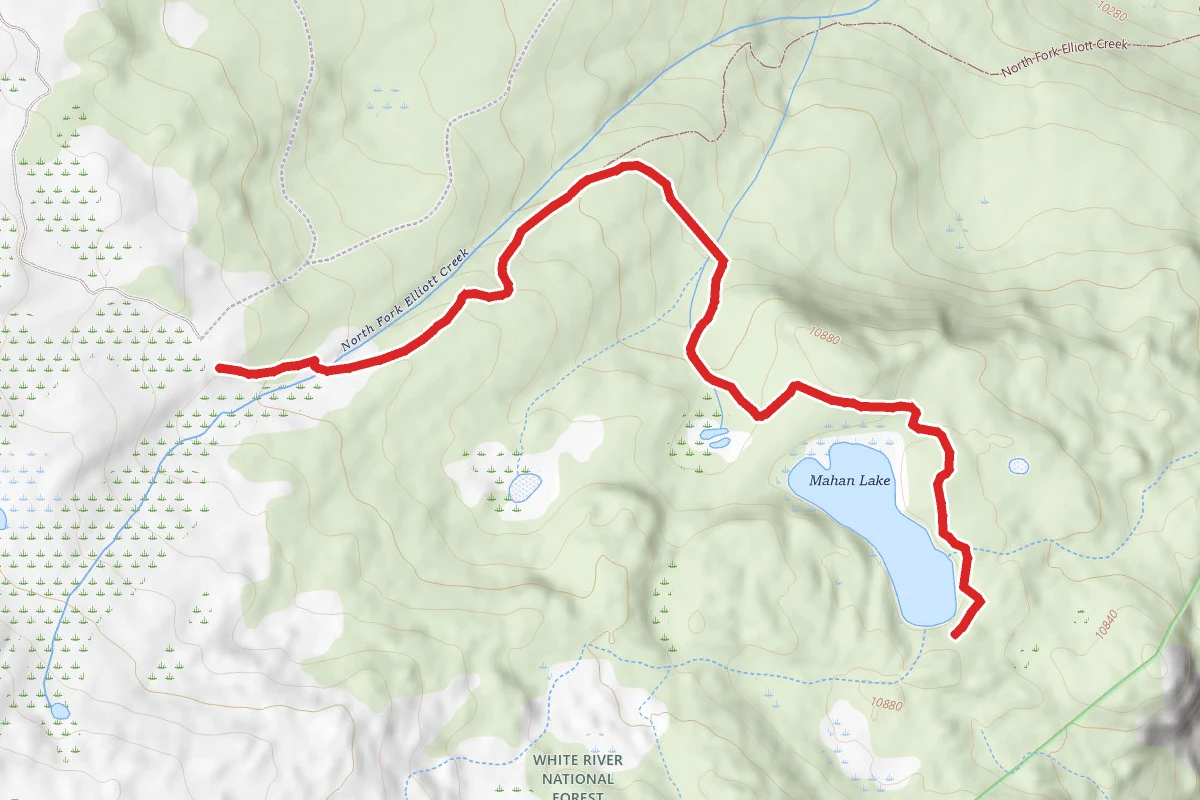 Mahan Lake Trail