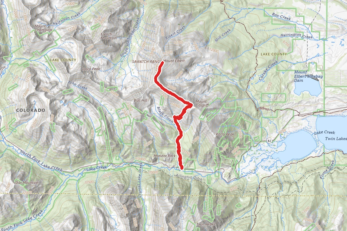 Mount Elbert Southeast Ridge Trail