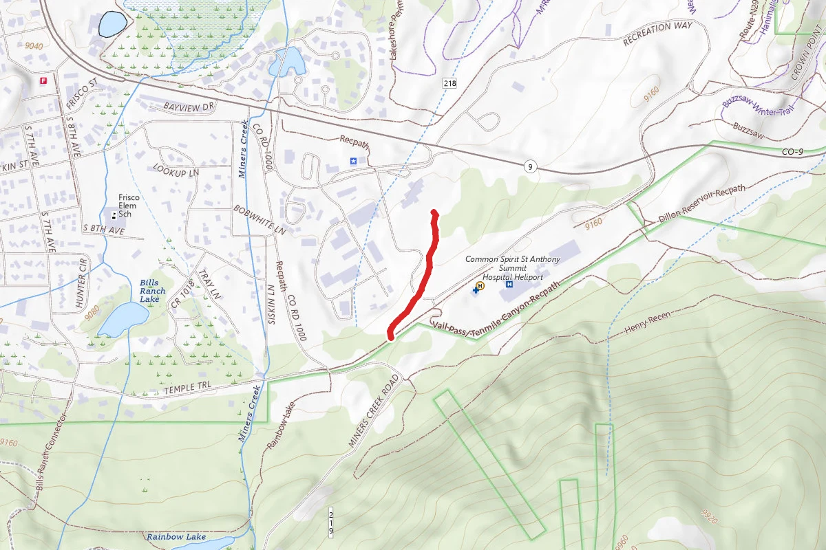 Recpath route map