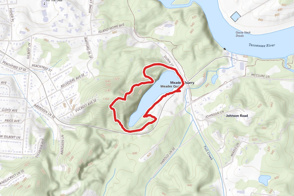 Tharp Trace at Meade's Quarry