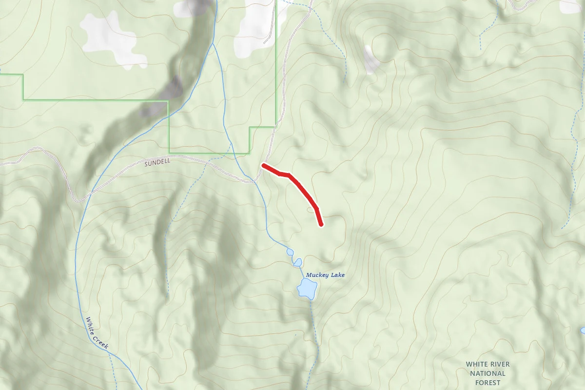 Muckey Sundell Connector Trail route map
