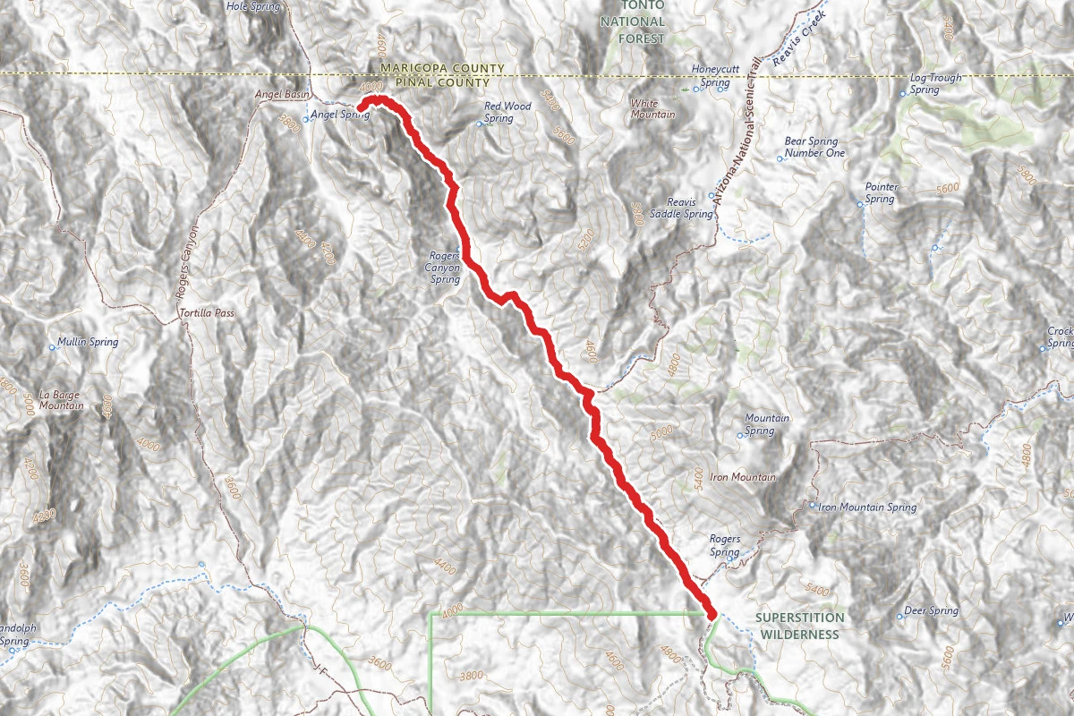 Rogers Canyon Trail