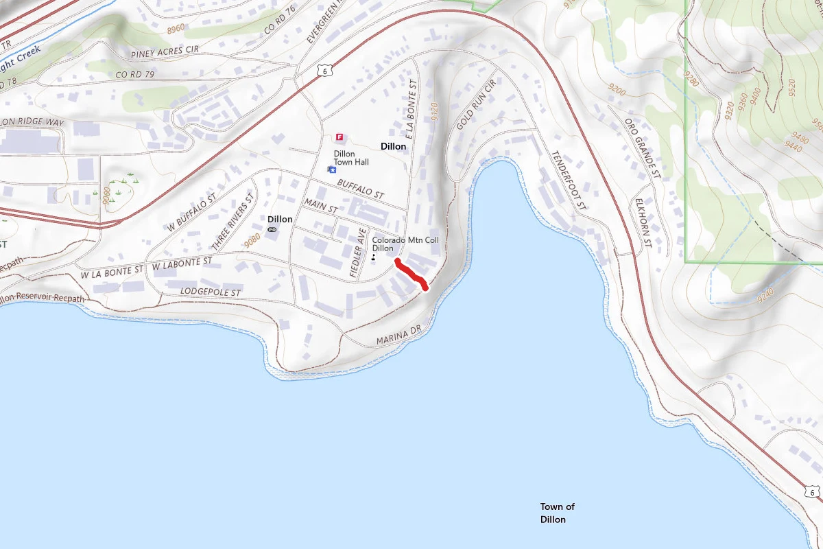 Recpath route map