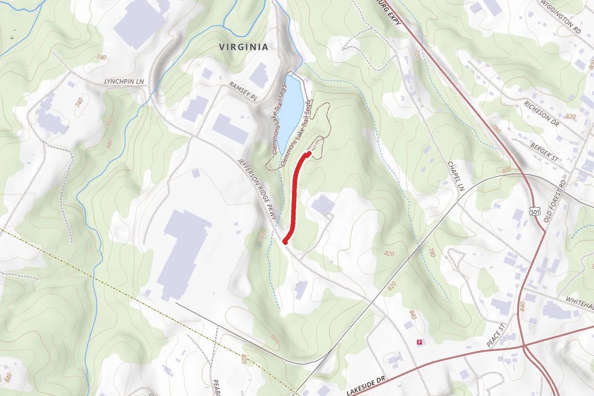 Clemmons Lake Trail Seg1
