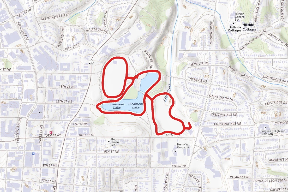 Piedmont Park Loop