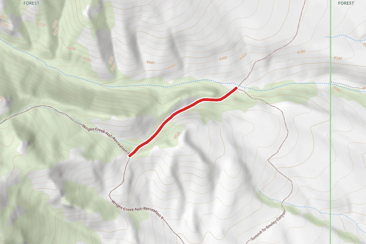 Wright Creek to Rowley Canyon