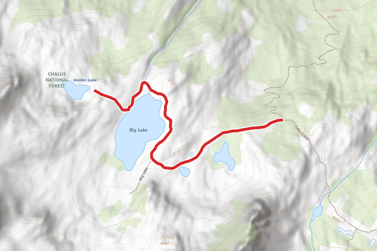 Golden Lake Cutoff Trail
