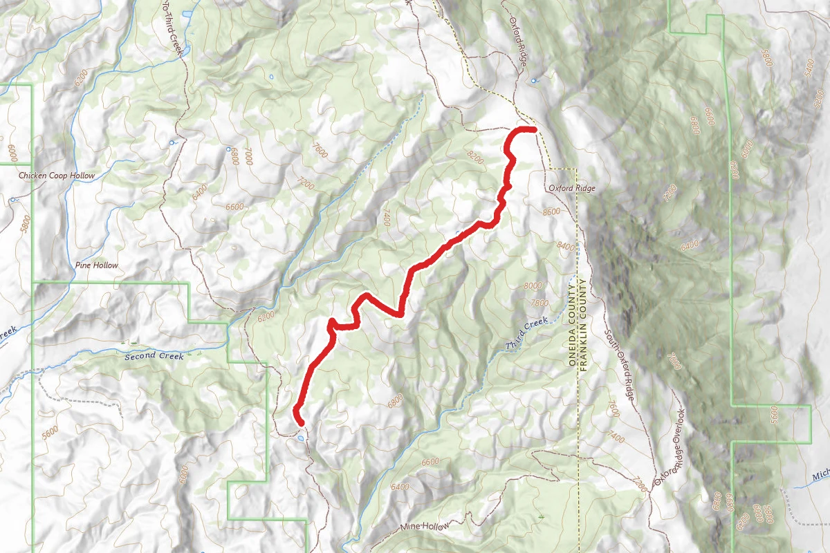 Second Creek to Pine Corral
