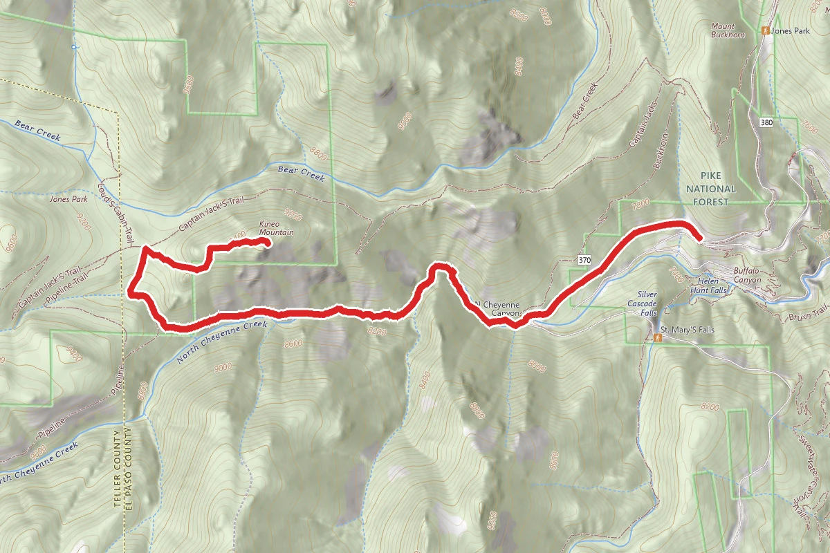 Kineo Mountain via Seven Bridges Trail
