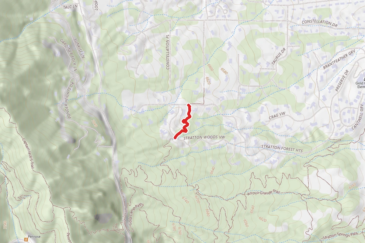 Chamberlain Trail route map
