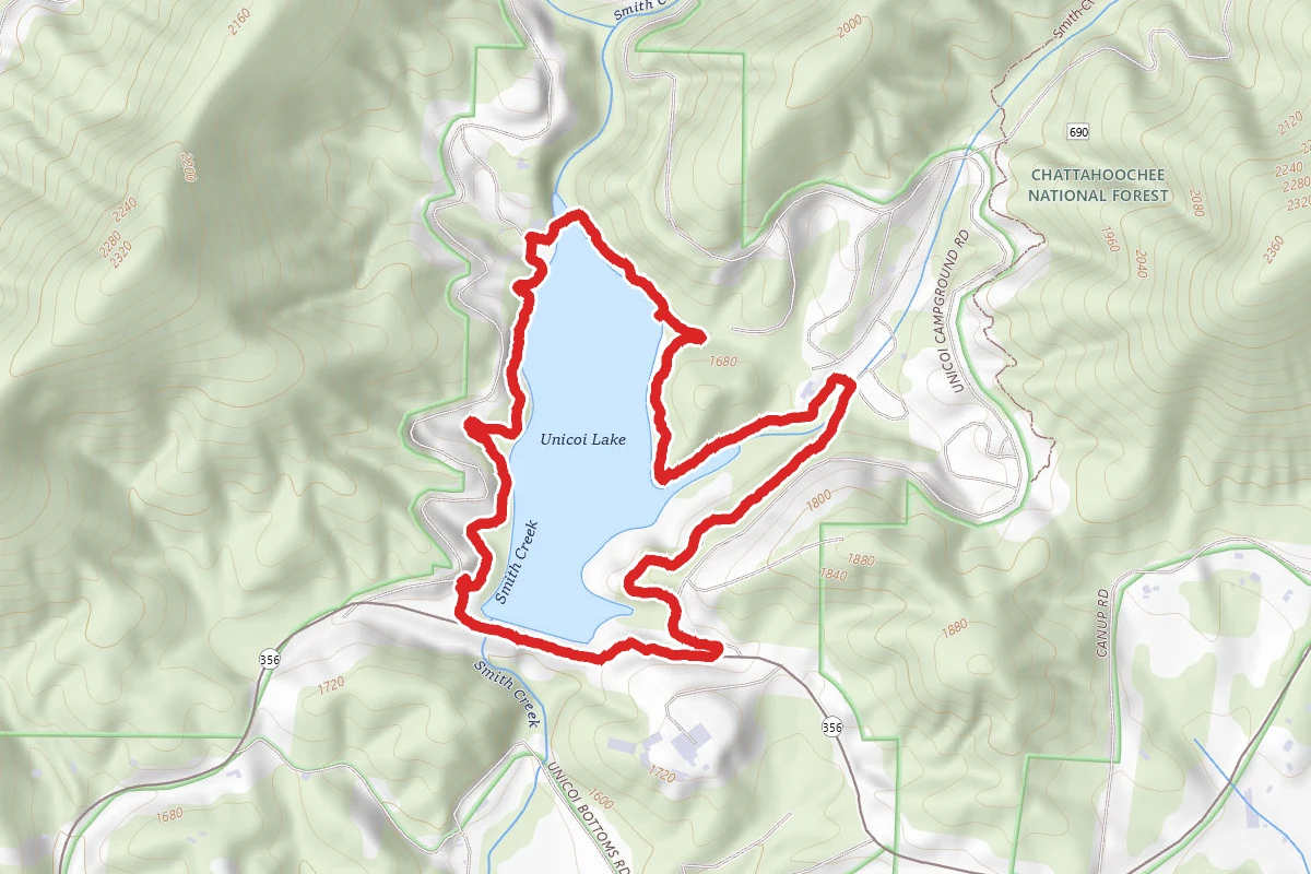 Unicoi Lake Loop Trail