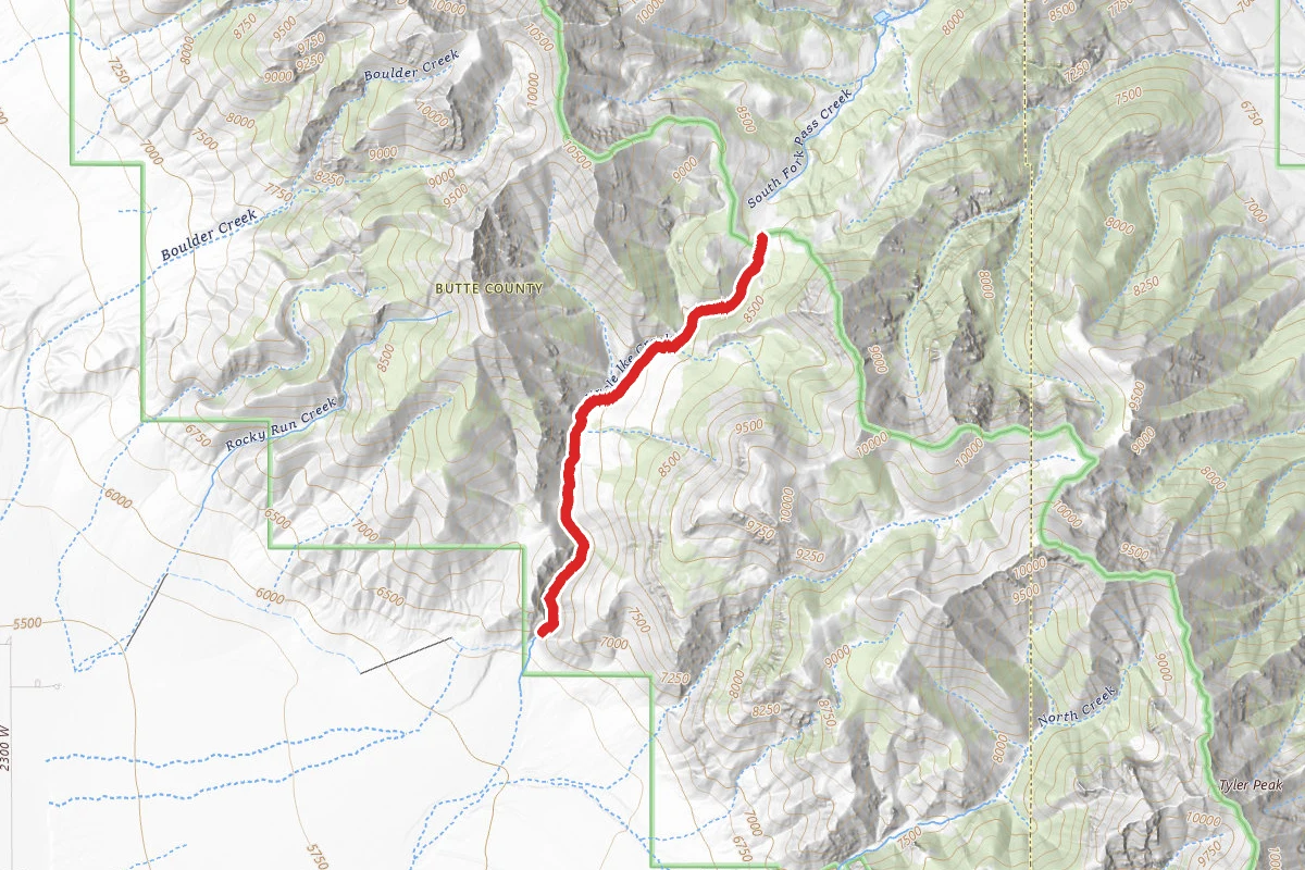 Uncle Ike route map