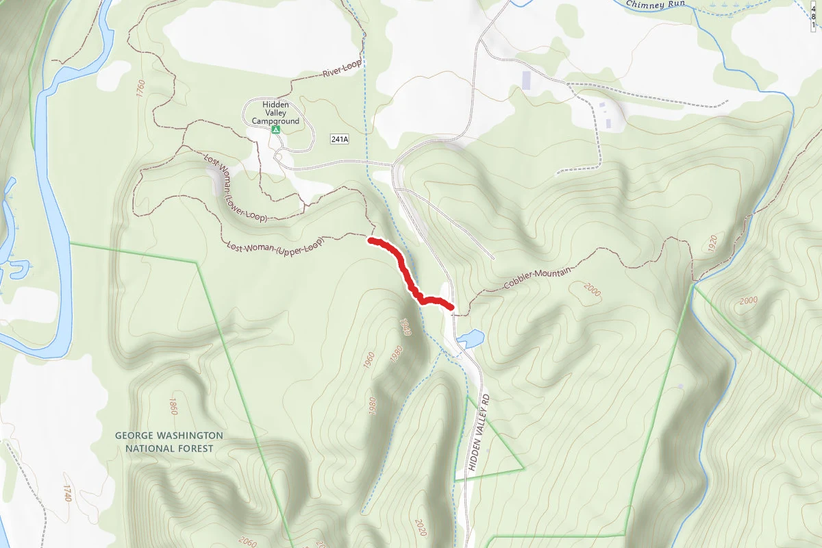 Cobbler Mountain Access - Forest Trail 611.1