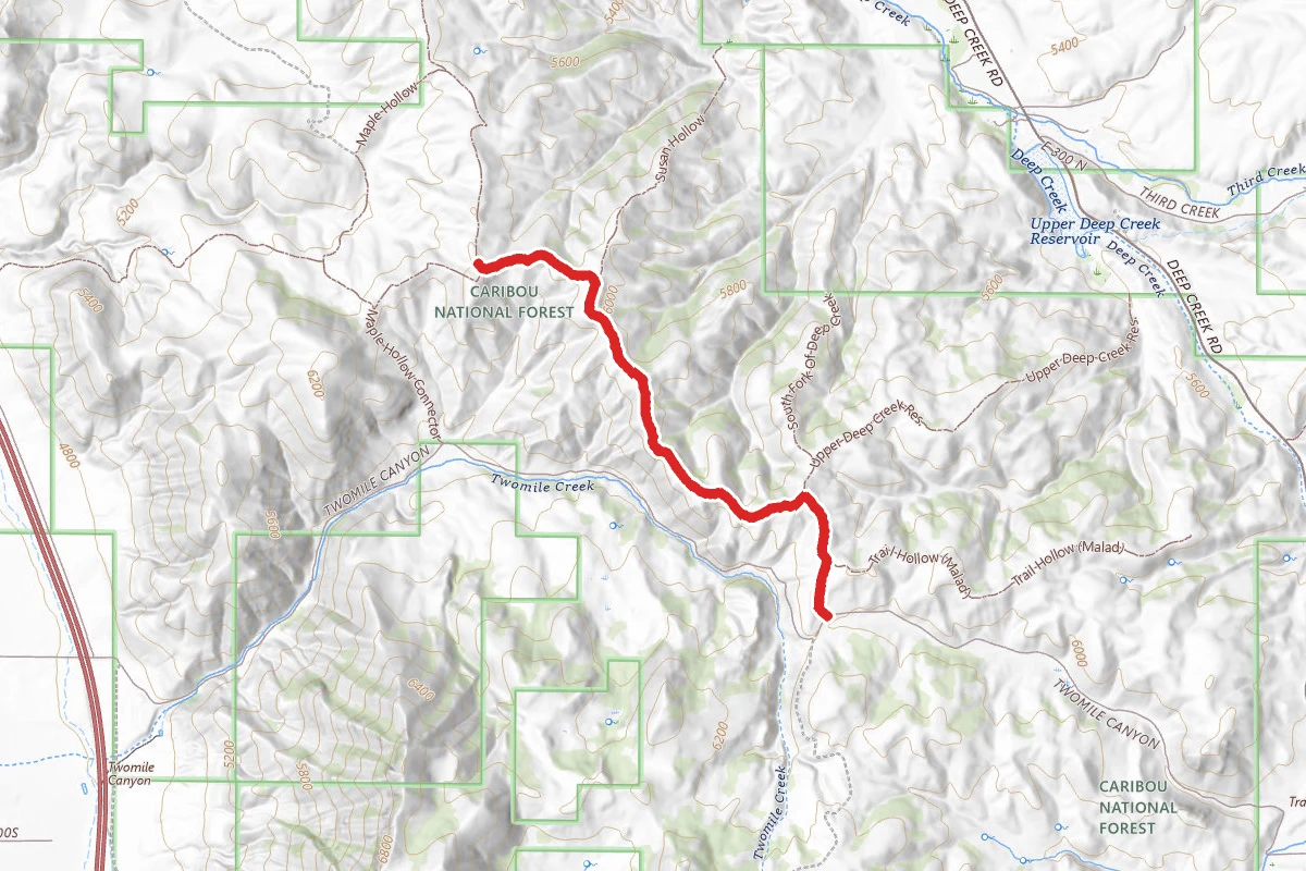 Trail Hollow to Maple Hollow