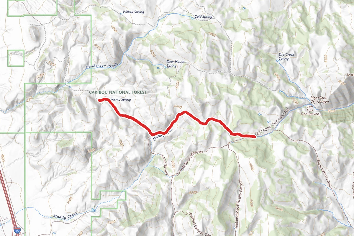 Dry Canyon to Henderson