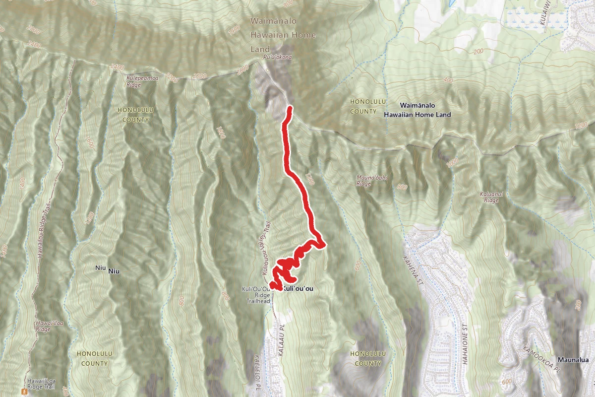Kuliʻouʻou Ridge Trail