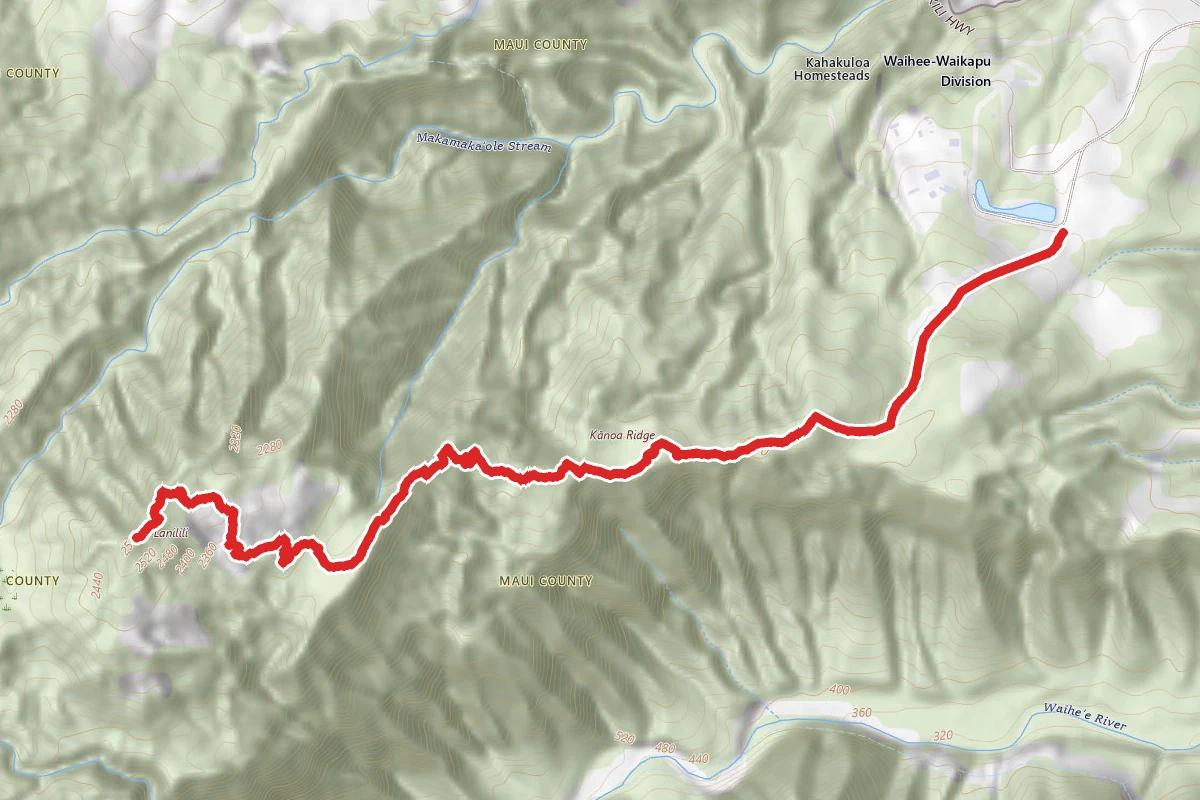 Waiheʻe Ridge Trail