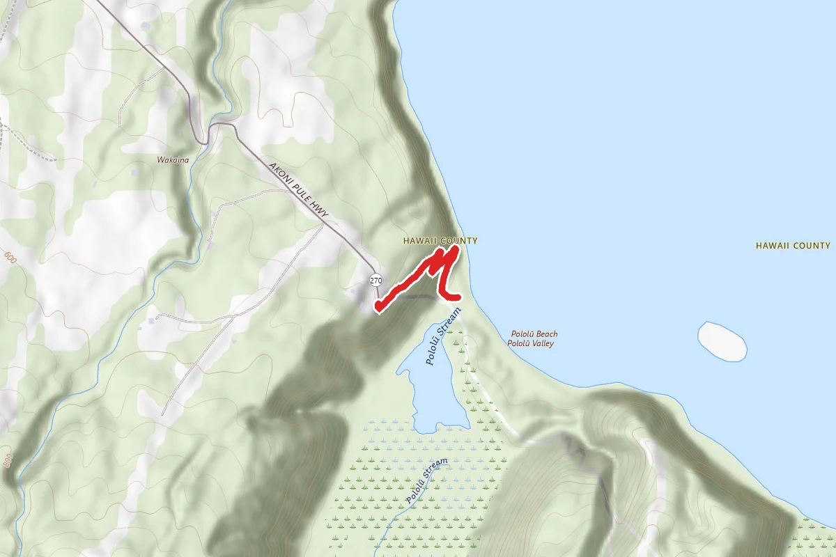 Pololū Trail