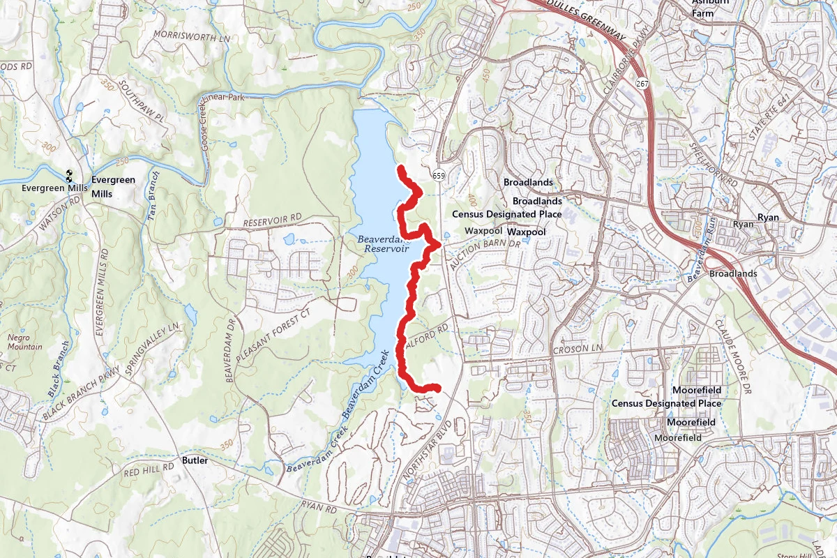 Beaver Dam Reservoir Trail