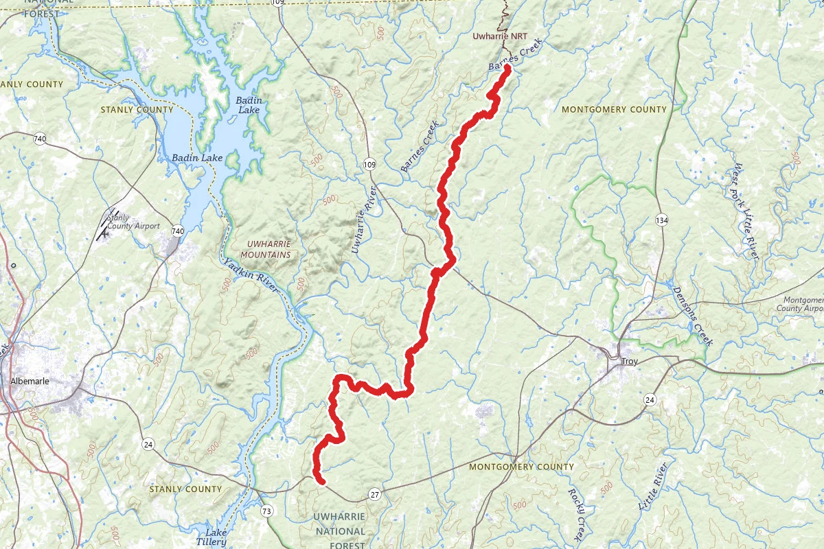 Uwharrie National Recreation Trail