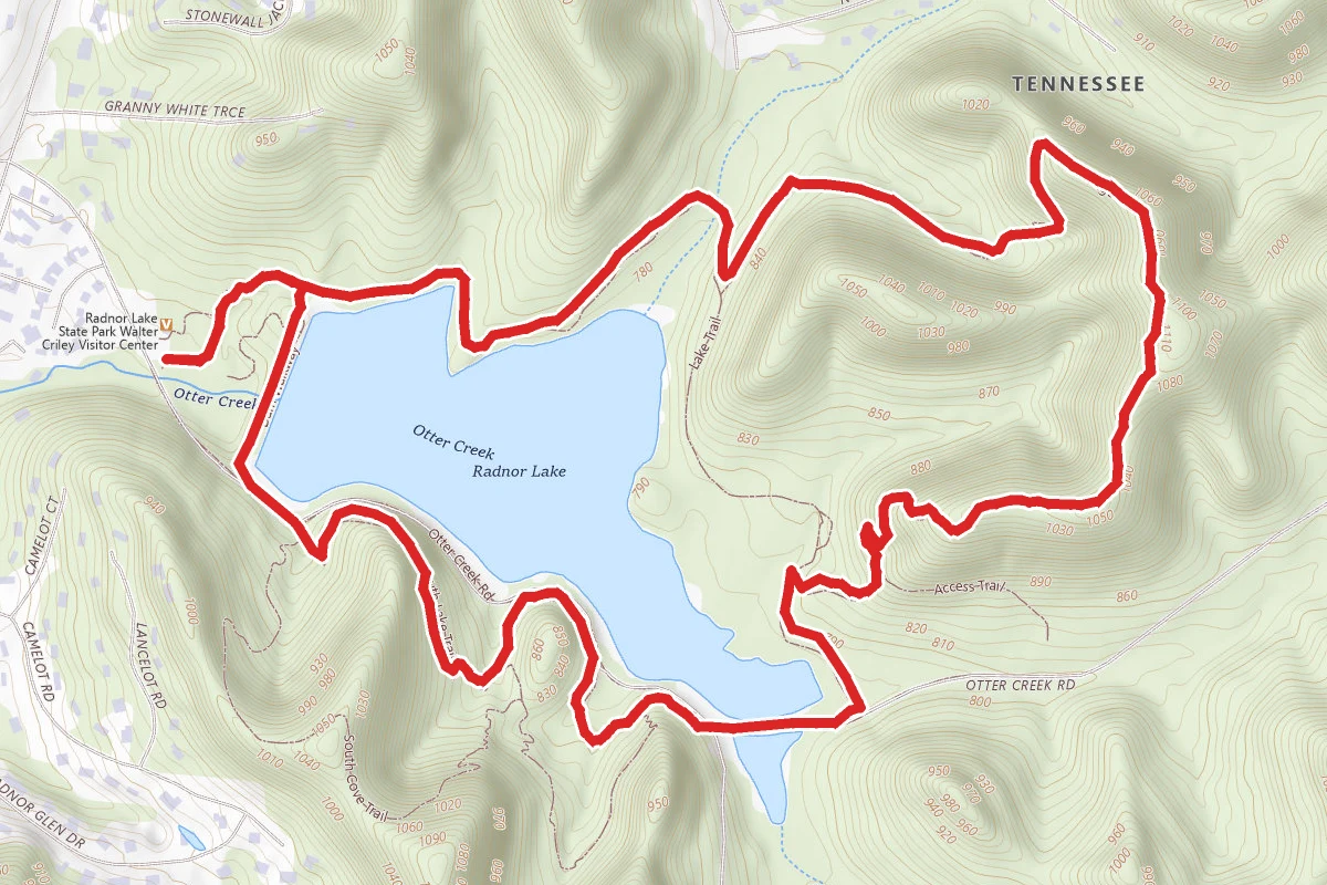 Lake and Ganier Ridge Trail Loop