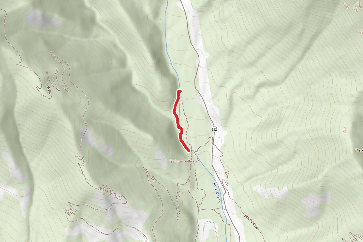 Nature Trail route map