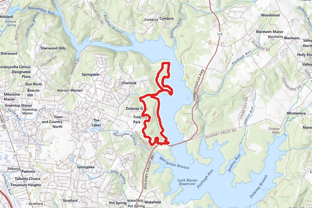 Loch Raven Reservoir Loop