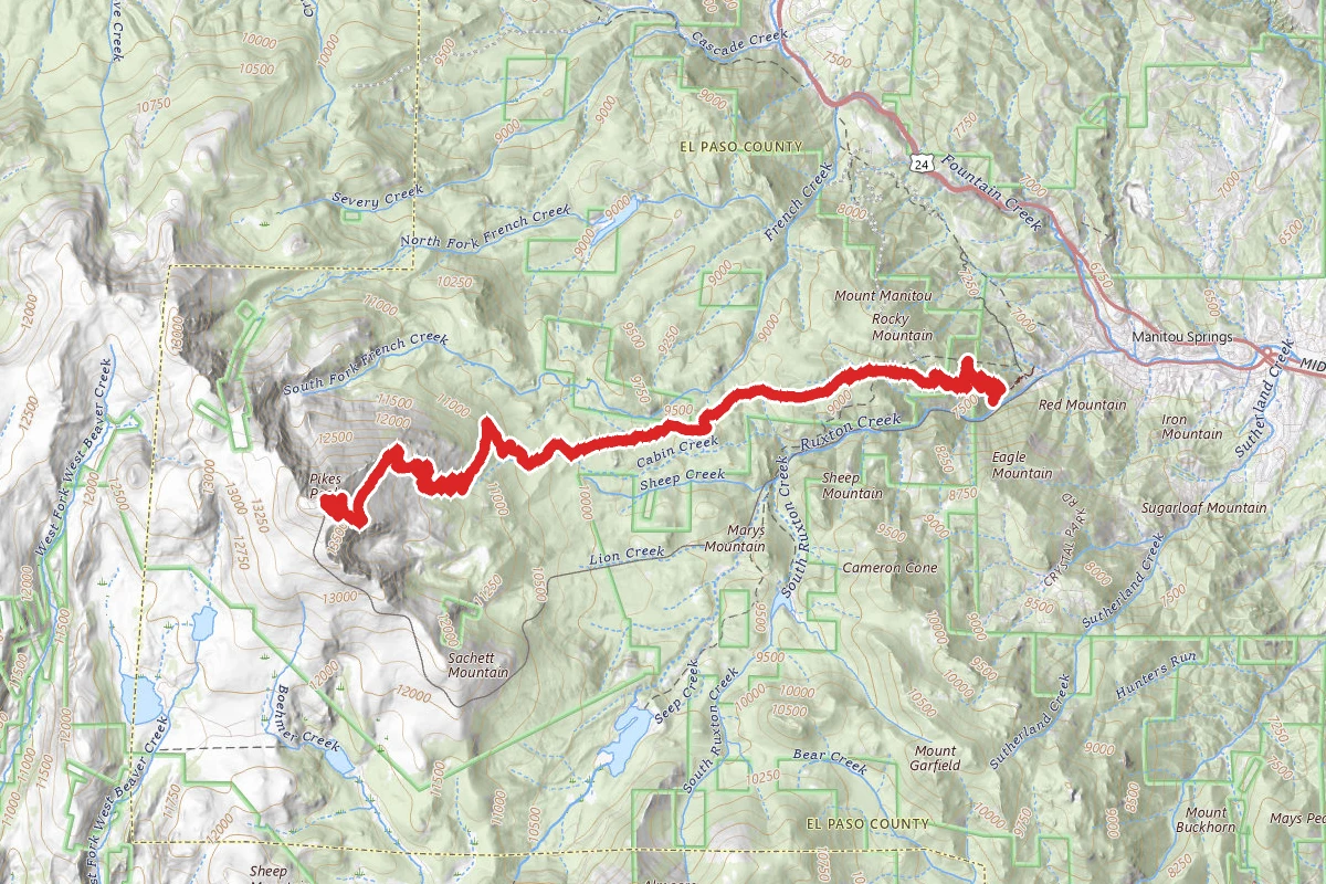 Pikes Peak: Barr Trail
