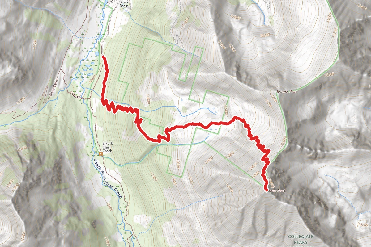 Huron Peak: North Huron Trail