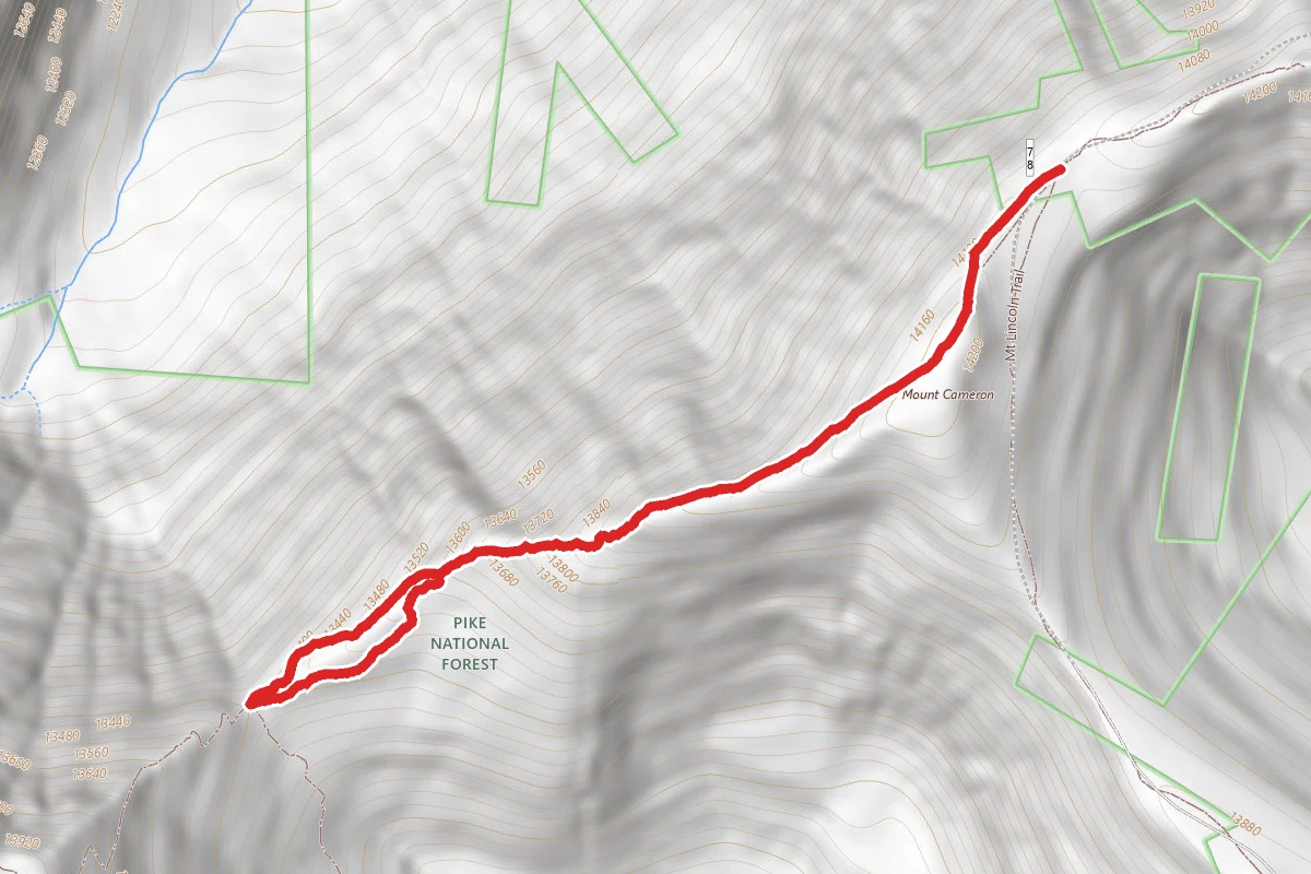 Mount Cameron: Cameron Ridge Connector Trail