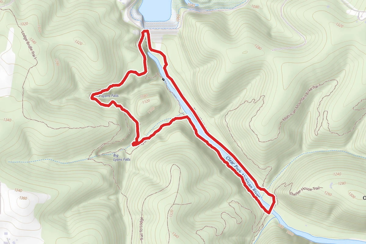 Covered Bridge to Pleasant Hill Dam Trail