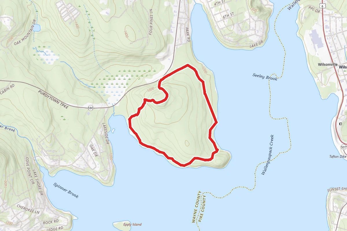 Shuman Point Blue Trail