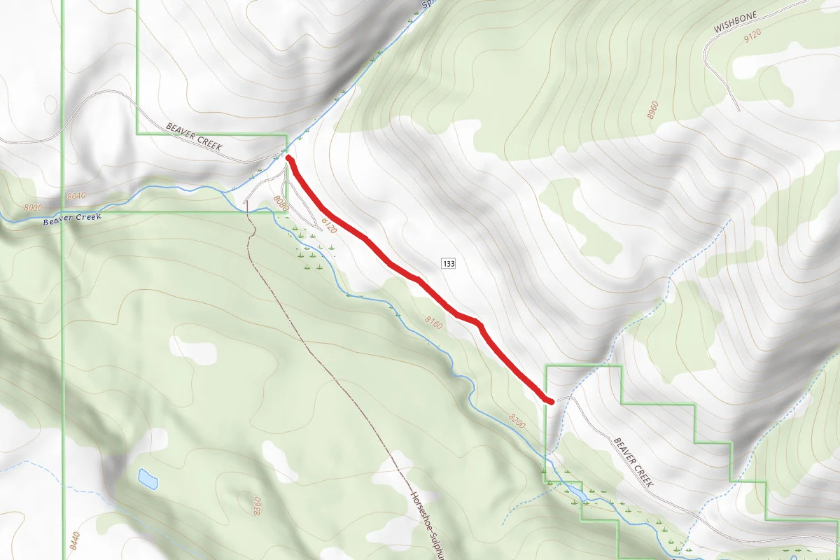 Beaver Creek Road route map