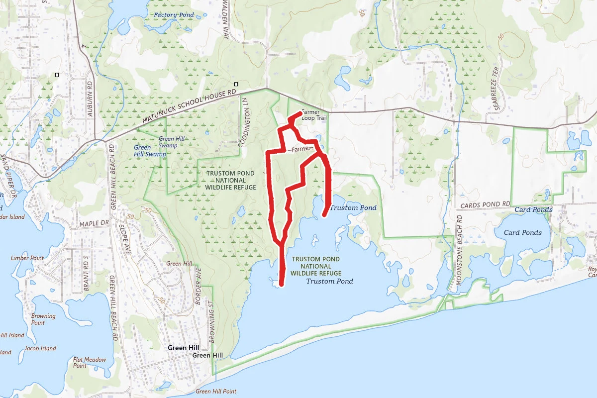 Trustom Pond National Wildlife Refuge Trail