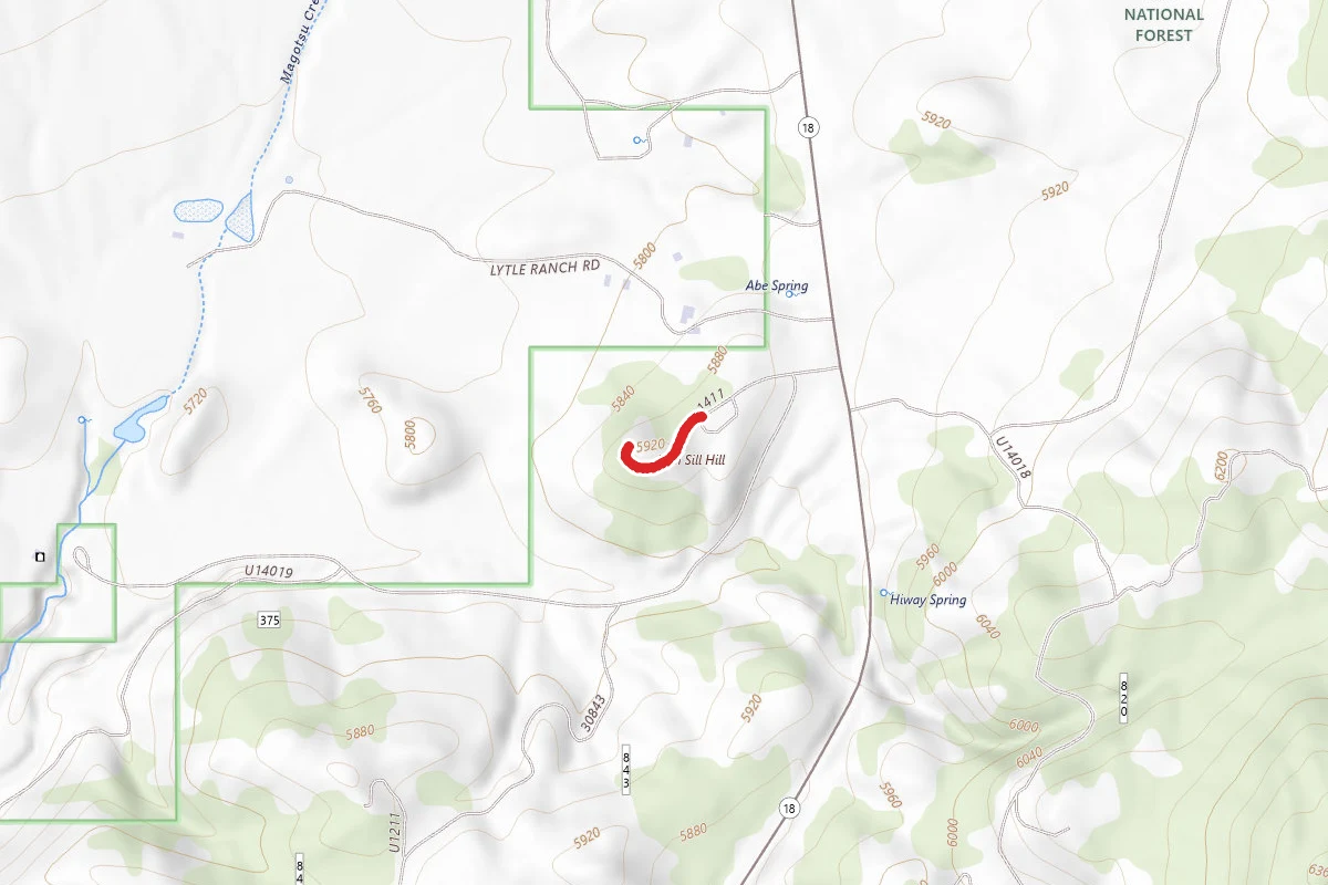 The Wall Trail route map