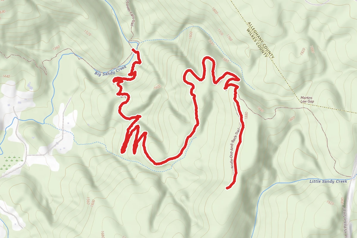 Bridle Out-And-Back Trail