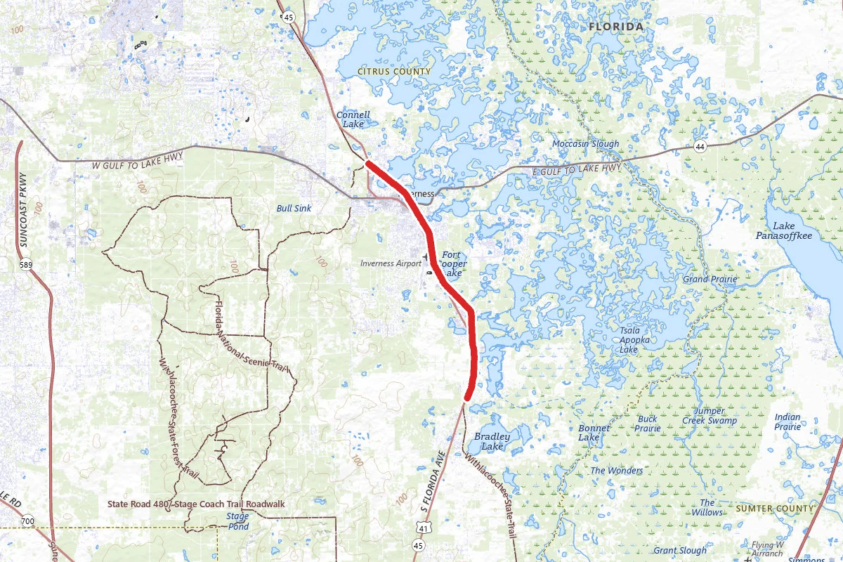 Fort Cooper State Park Trail
