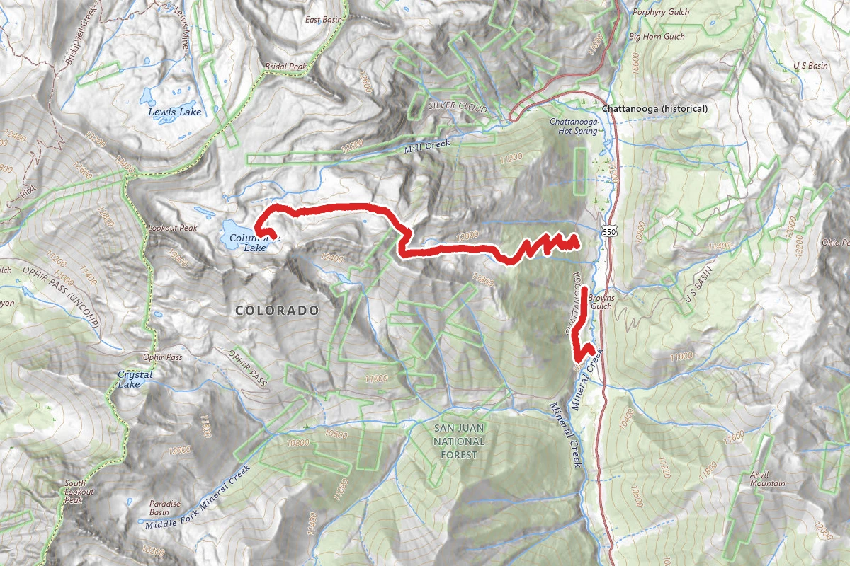 Columbine Lake Trail