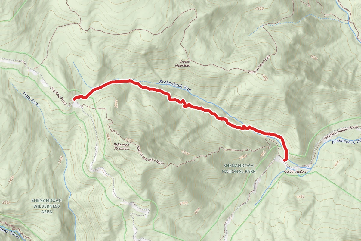 Corbin Hollow Trail