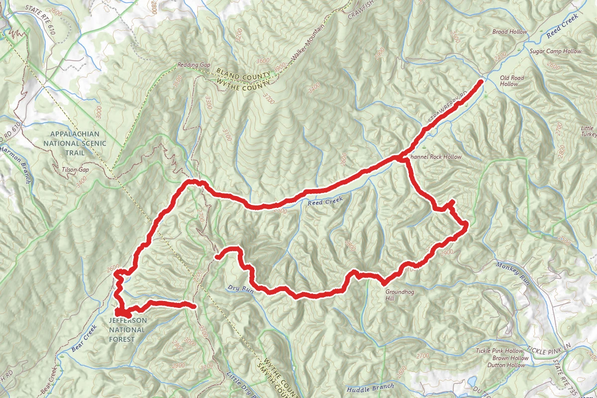 Crawfish Trail - Forest Trail 6506