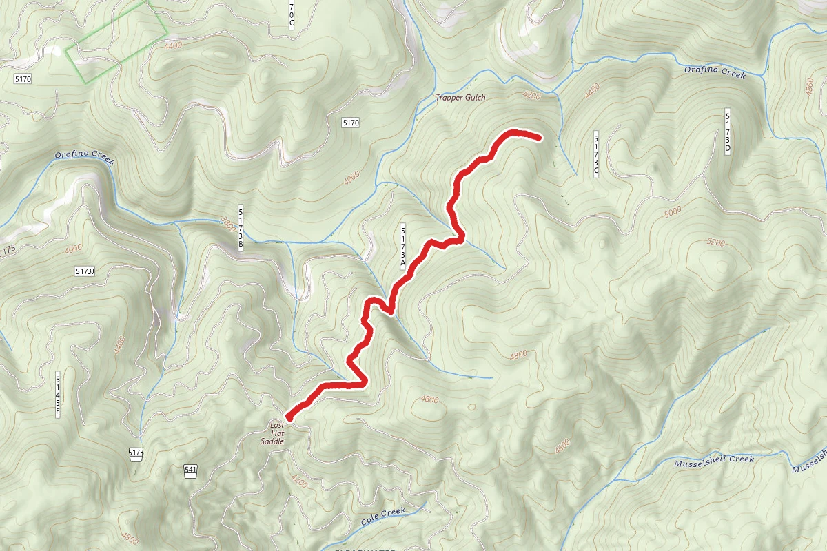 Lost Hat Saddle A