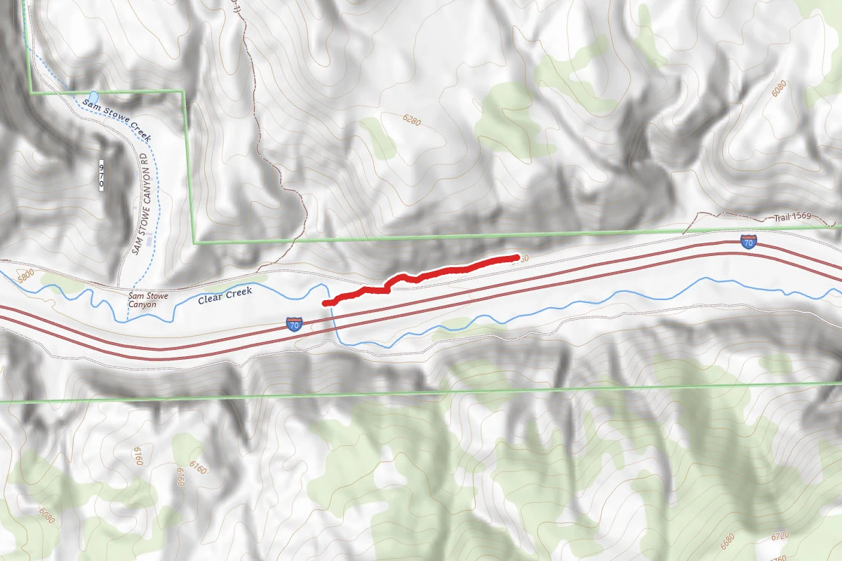 Centennial route map