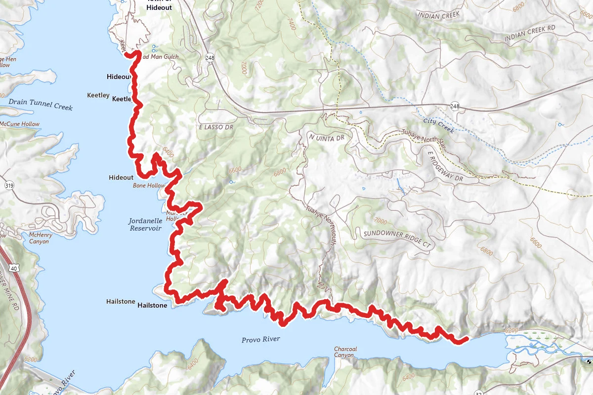 Perimeter route map